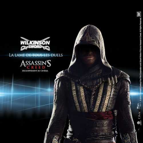 Agence communication Rangoon - promotion des ventes shopper marketing jeu concours en ligne licencing Assassins Creed Wilkinson