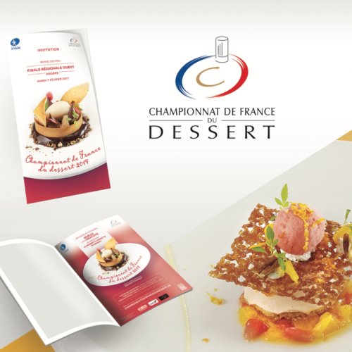 Agence communication Rangoon - identite graphique evenementiel Cedus Culture Sucre championnat France dessert