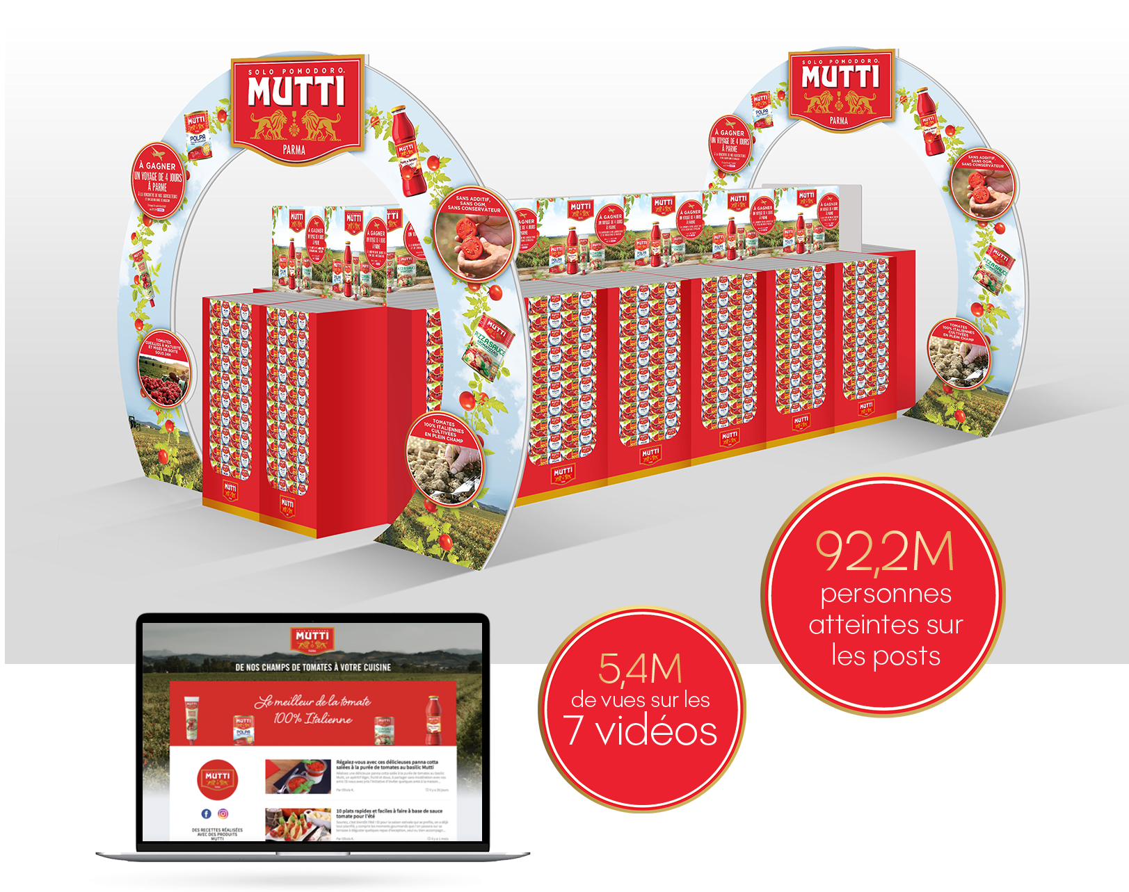 Agence communication Rangoon - promotion des ventes brand content digital social media lancement tomate Mutti