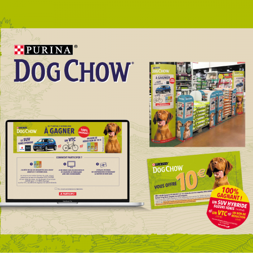 Rangoon - agence de communication - Nestlé Purina Dog Chow activation des ventes