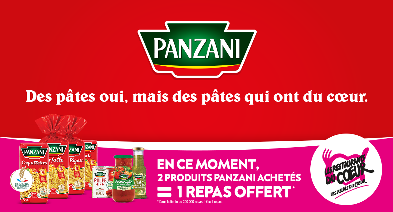 Panzani, plus que jamais dans le coeur des français