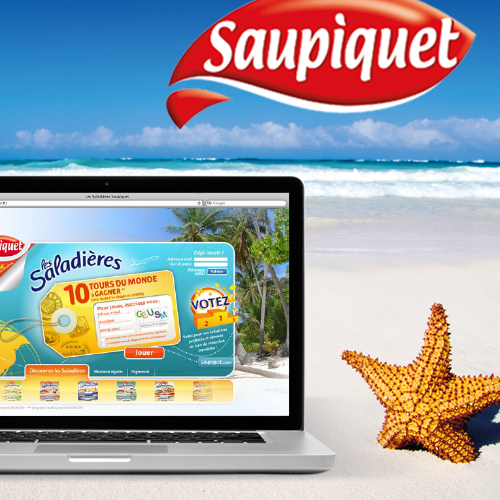 Agence communication Rangoon - promotion des ventes shopper marketing fidelisation jeu en ligne Saupiquet Les Saladières