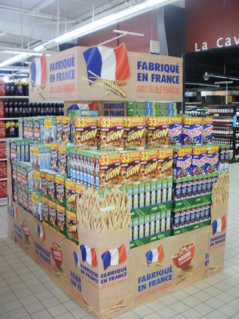 Agence communication Rangoon - shopper marketing Cereales Nestle engagement made in france
